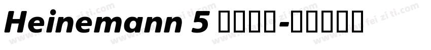 Heinemann 5 字体家族字体转换